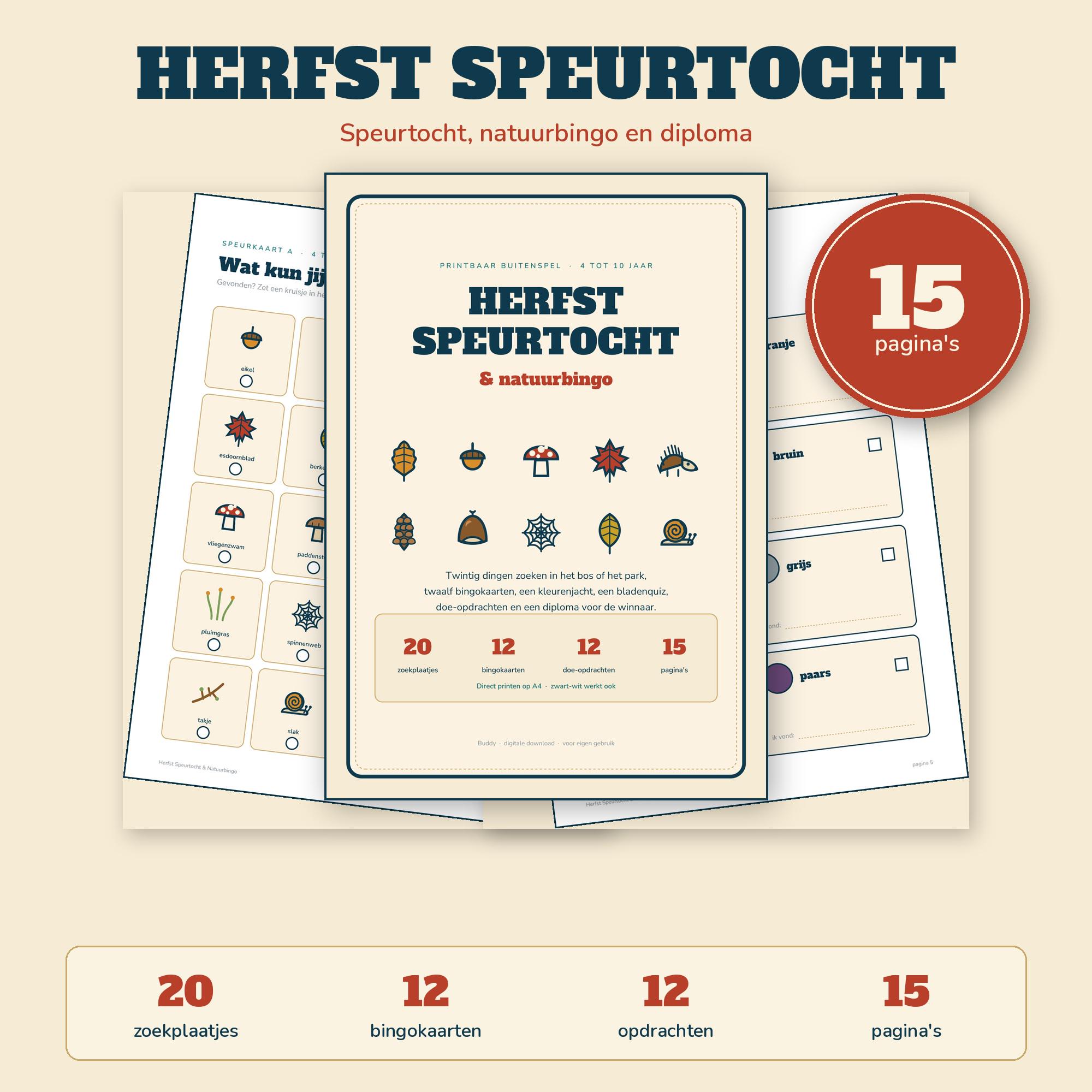 Herfst Speurtocht voor Kinderen