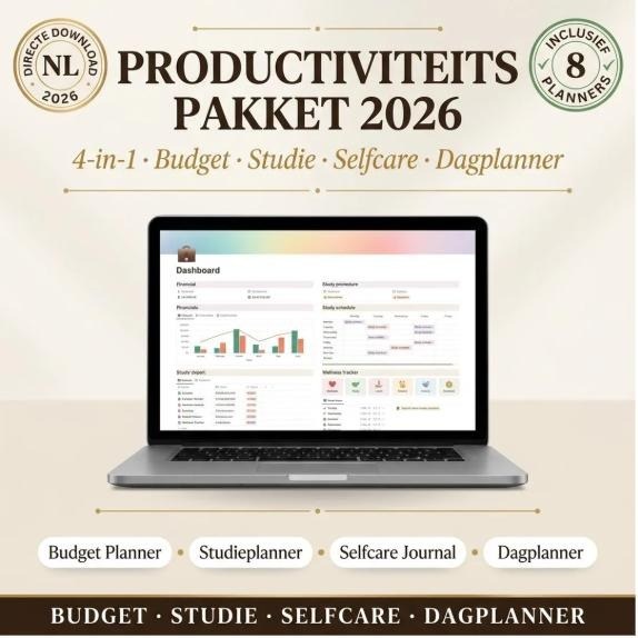 Productiviteits Pakket 2026 — 9-in-1 Bundel